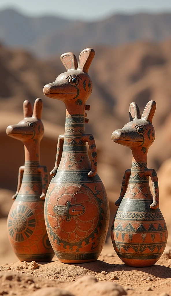 Huacos from Peru of the Nazca culture