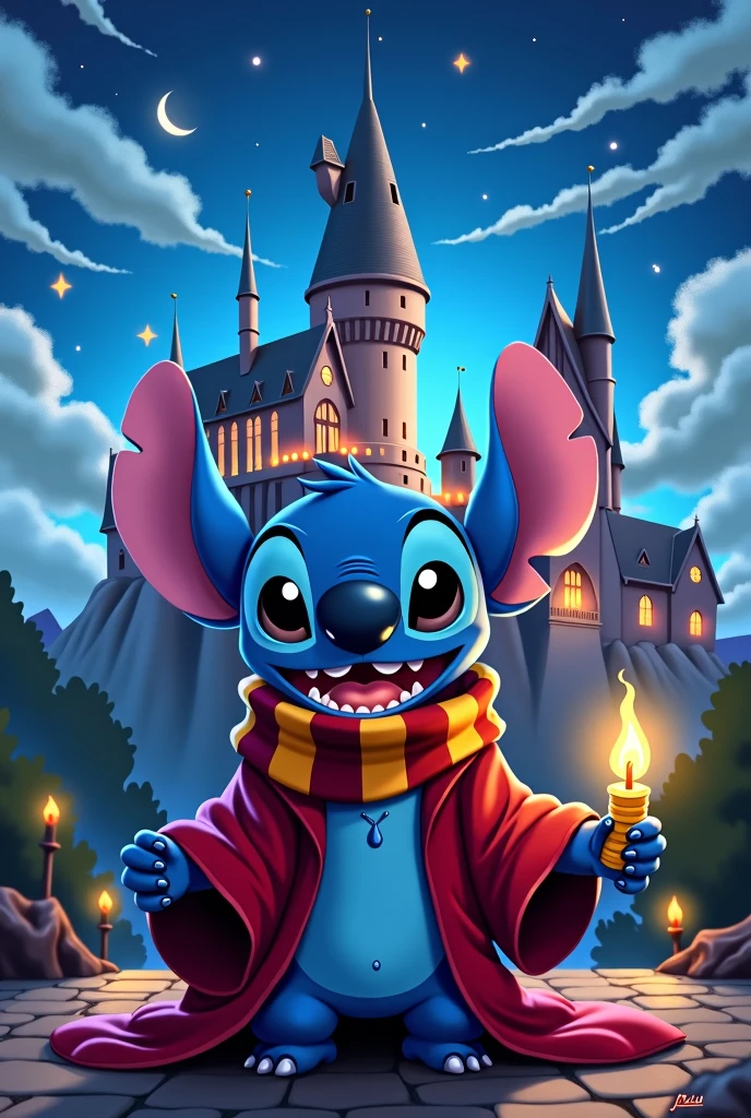 mismo fondo de stitch de harry potter pinterest