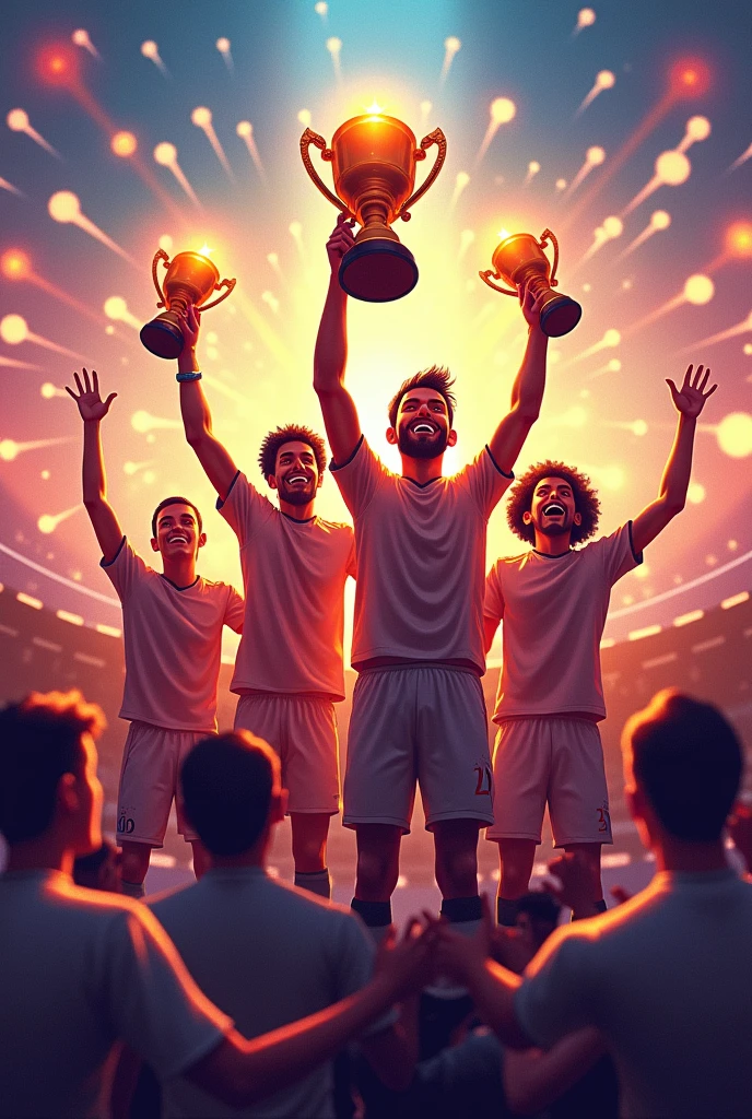 Poster Moment of Champions theme vibrant and luring