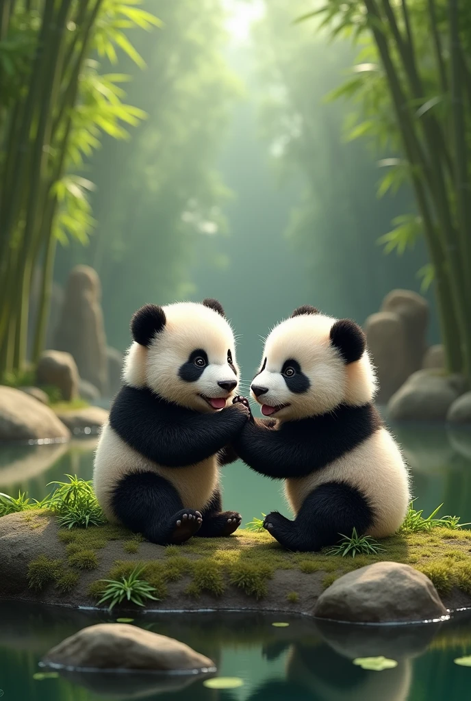 Panda twins are born in Hong Kong to Ying Ying