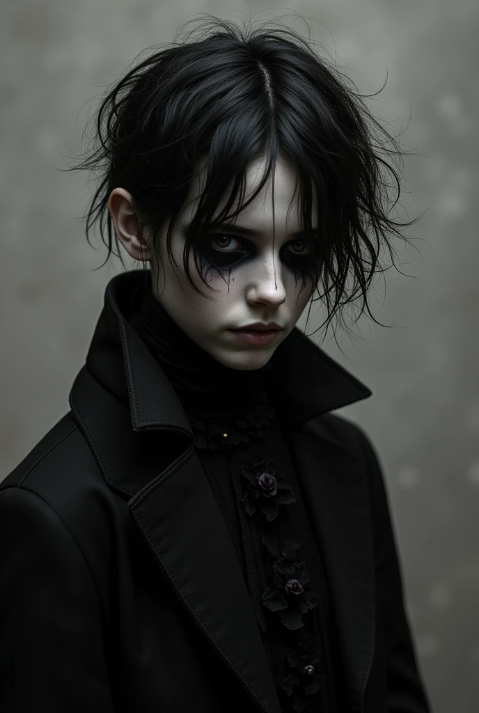 life is only pain, whearing all black, goth