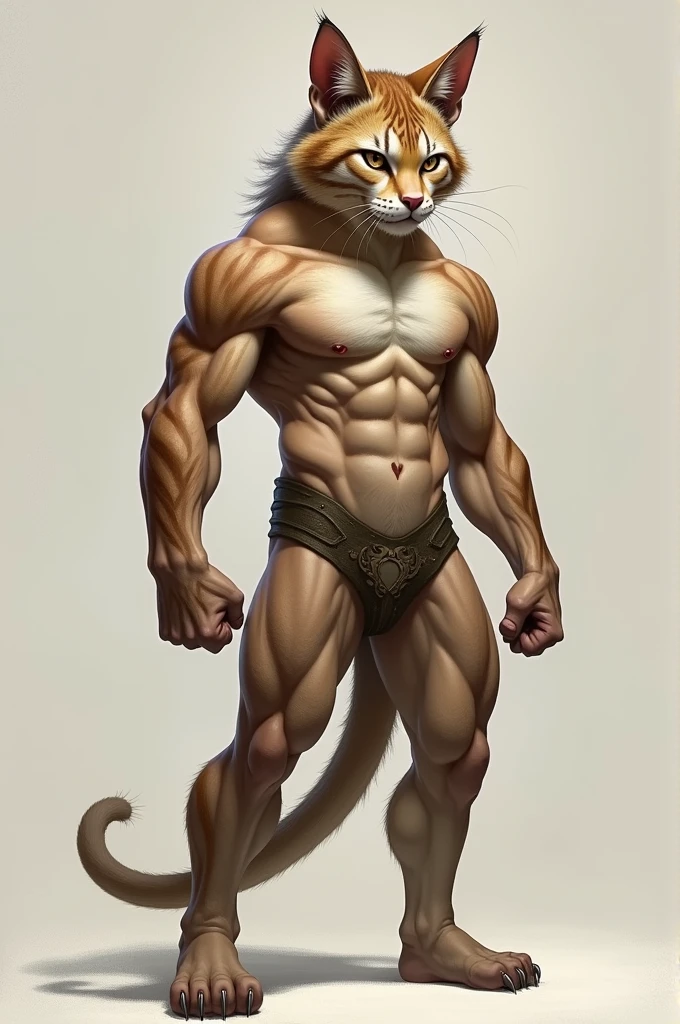 muscular cat boy