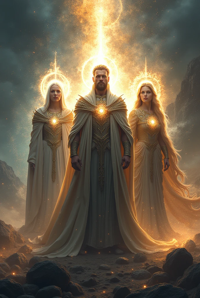 Generate me 3 people who become gods and have 3 wishes each