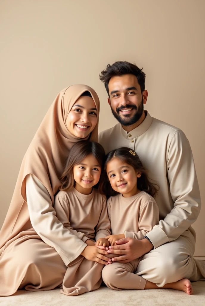Profile picture for Islamic family group in English language quarto