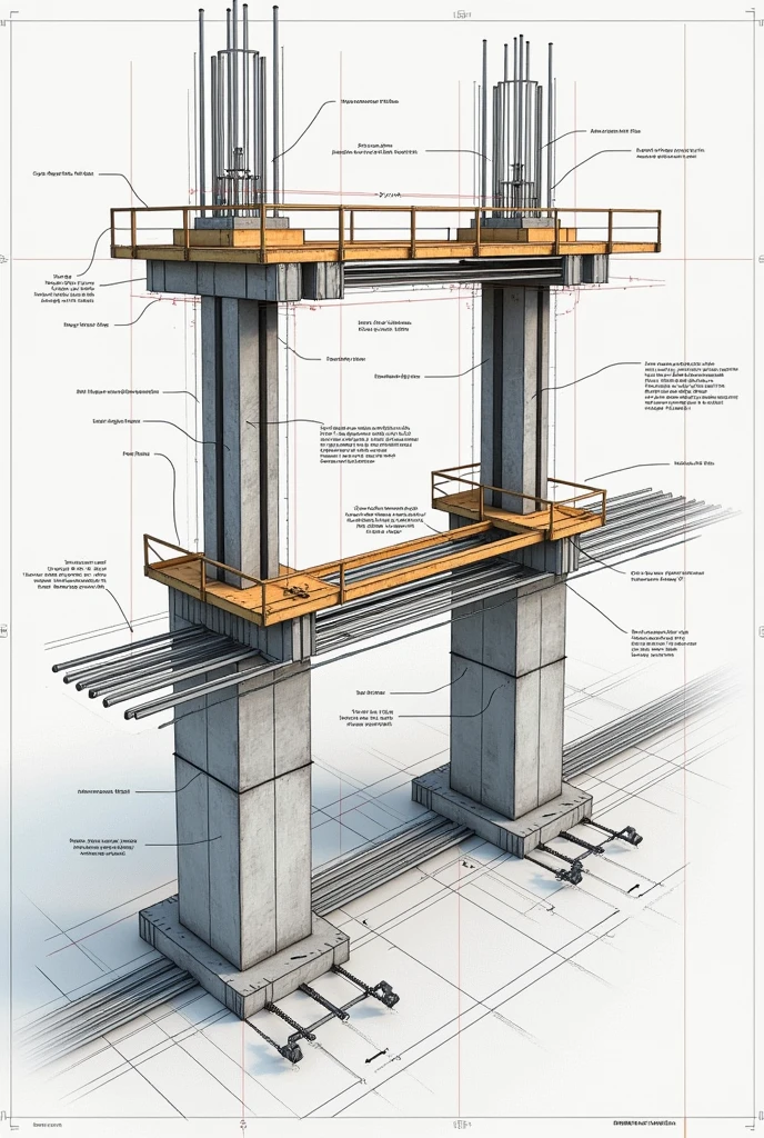 The assistant engineer requested detailed information on the size of reinforcement bars used and how they were installed for structural design review.