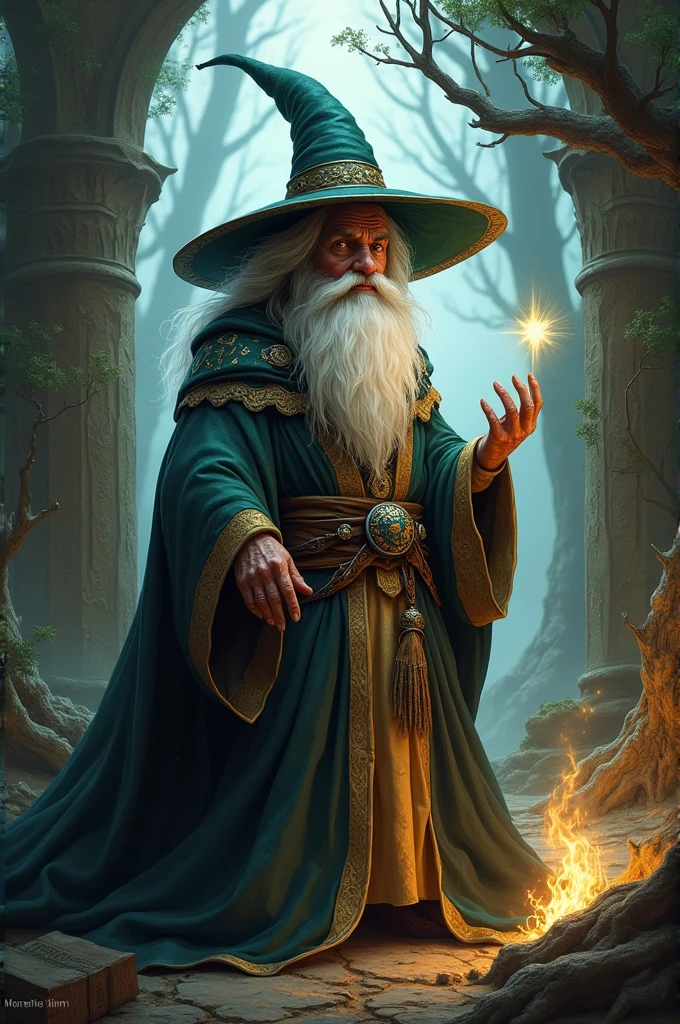 Super wise old wizard