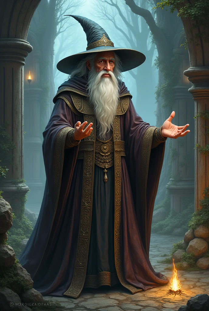Super wise old wizard