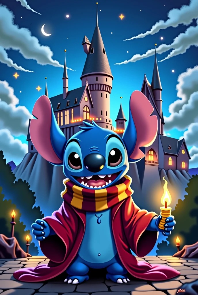 mismo fondo de stitch de harry potter pinterest