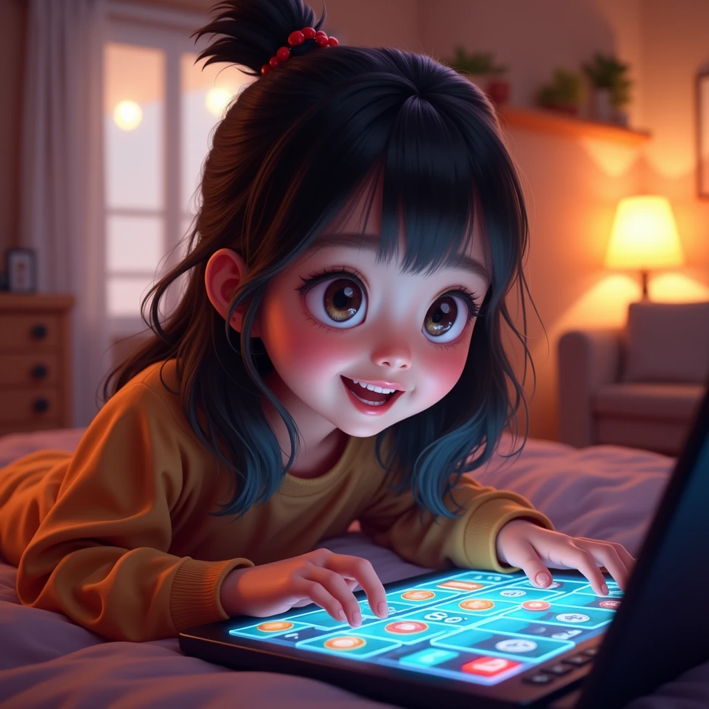 Asian Girl Cute Play Slot Gambling online