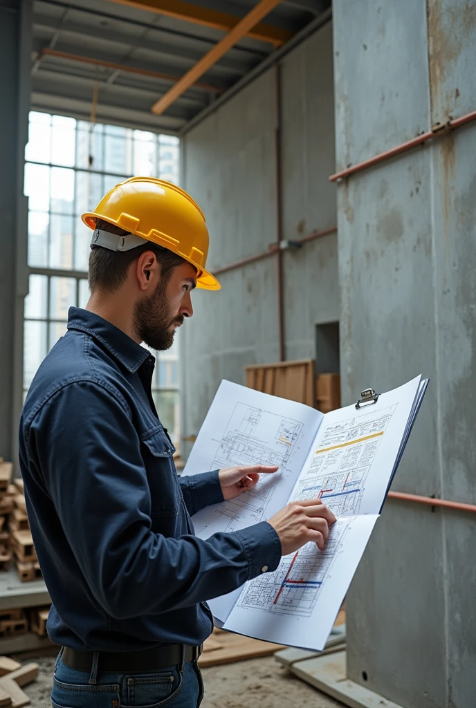 The assistant engineer planned to re-design the structure with the appropriate size of reinforcement bars and stressed the importance of following the new instructions.