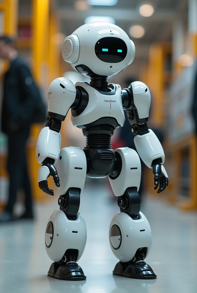 Our robots are compact, standing at only 3 feet tall and 1 foot wide, ensuring they do not pose a disturbance or obstacle when working alongside others.