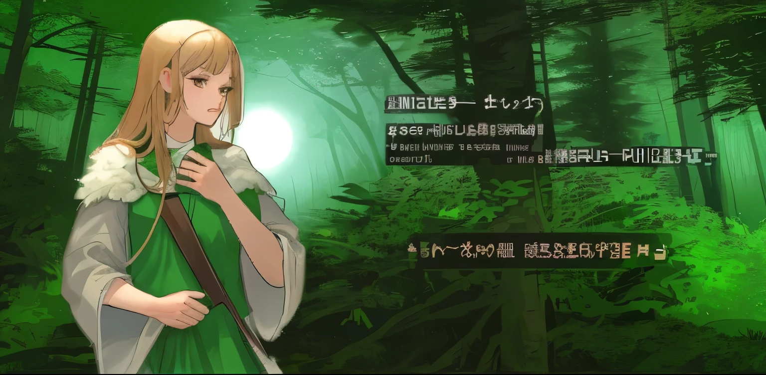 Background with forest