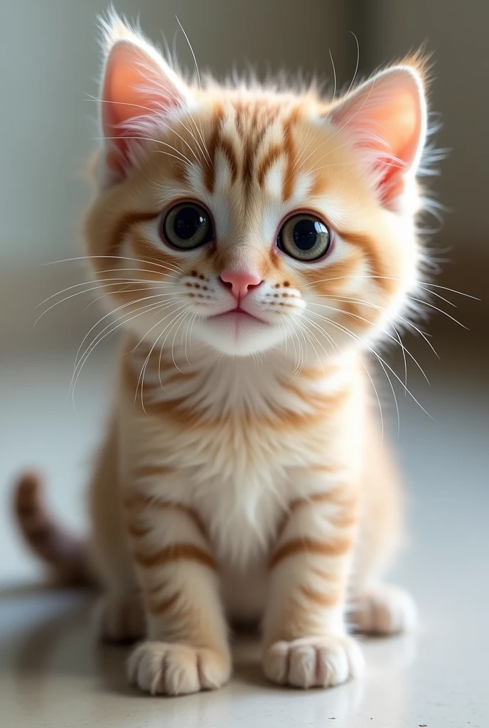 a 3D Side-by-side photo of a cat for viewing with cross eyes
