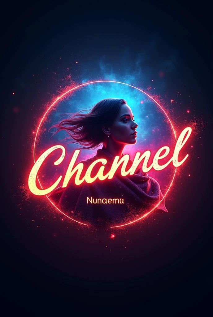 Give me a colour full one movie youtube channel logo with name ( CINEMATIC VIBES )