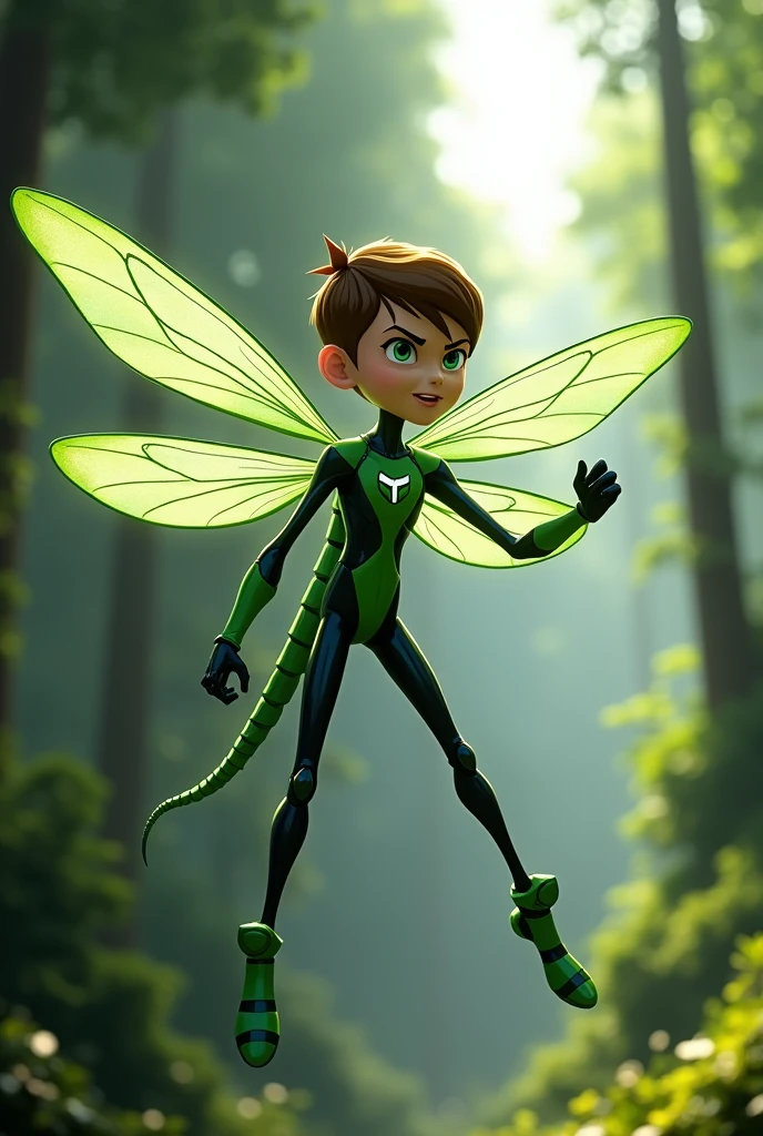 Photos réalistes, film Ben 10, personnage Libellule