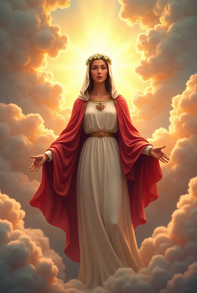 Créame una Santa Rosa de Lima que yo pueda dibujar animada y que tenga relación con el himno Santa Rosa de Lima