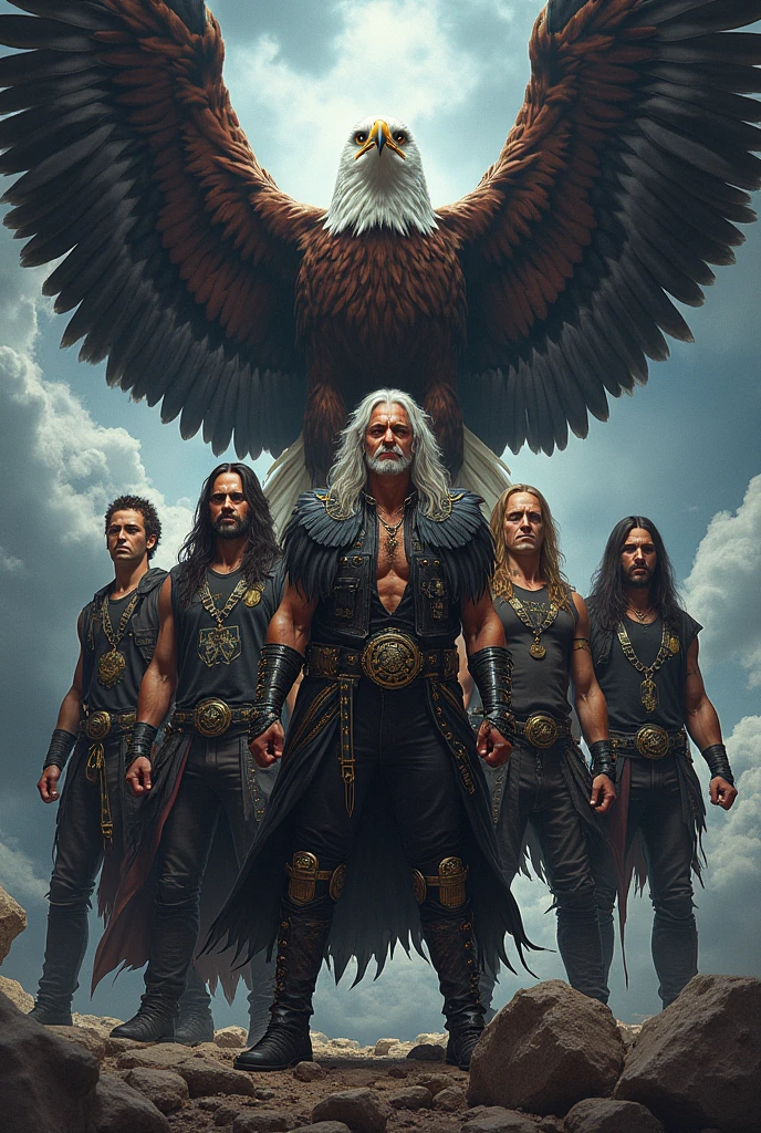 Iron Maiden with an eagle