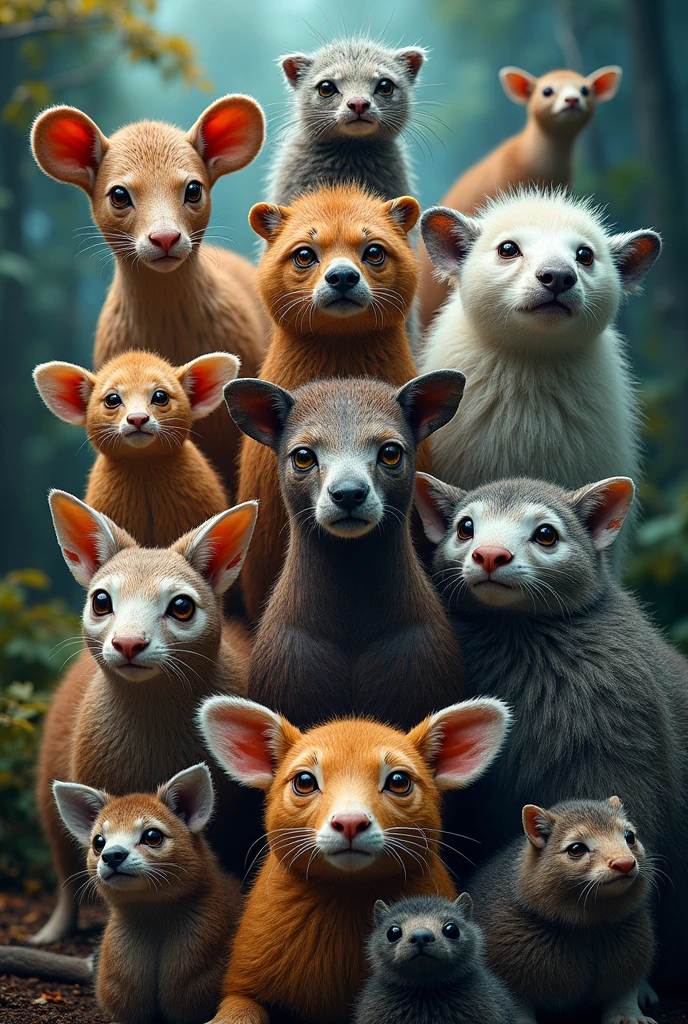 Create a youtube thumbnail for a video under the topic top 10 animals you did not know existed