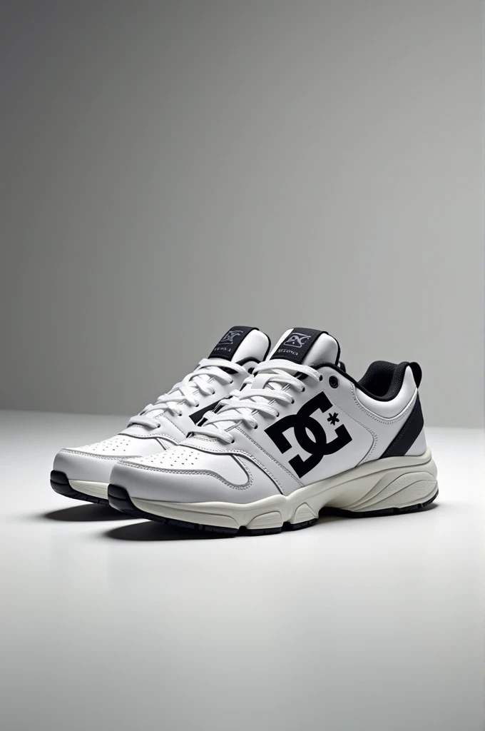 Logo sneakers with the initials dc