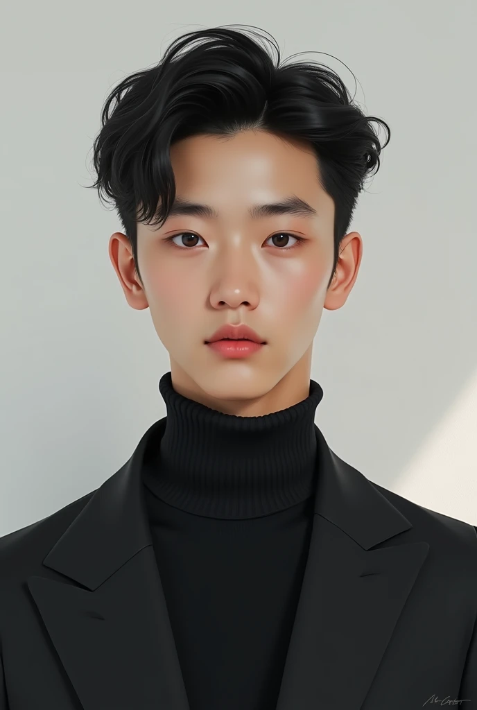 A tall  handsome korean boy

