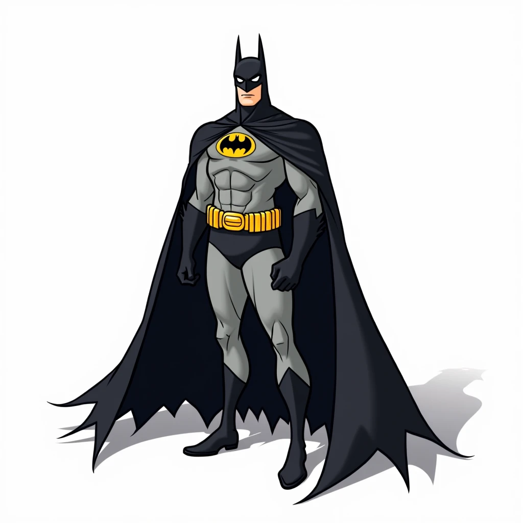 batman cartoon, white background