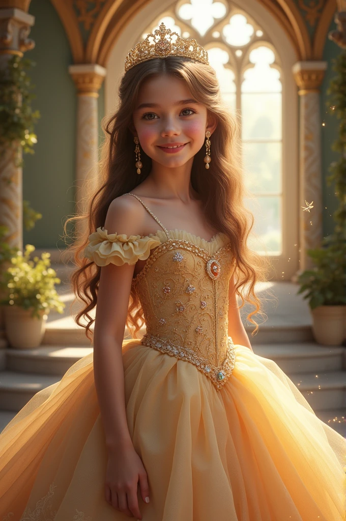 Picture of my daughter in princess dress
