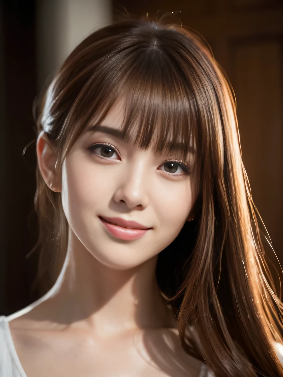 KPOP idol, jpop idol ,japanese voice actresses, bishojyo ,naked ,shutting eyes,screaming,laughing, open mouse,24 years old, 細い眉,long hair,(masterpiece:1.3), (8k, photorealistic, RAW photo, フィルムカメラ,best quality: 1.4), (1girl), soft focused,beautiful face, (realistic face), beautiful hairstyle, realistic eyes, beautiful detailed eyes, (realistic skin), beautiful skin, absurdres, attractive, ultra high res, ultra realistic, highly detailed, golden ratio
