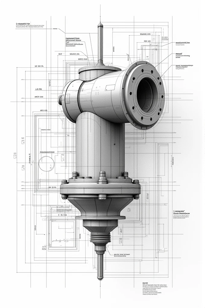 Make a technical drawing project using NBR standards with auxiliary and orthogonal views that have scale and dimensioning