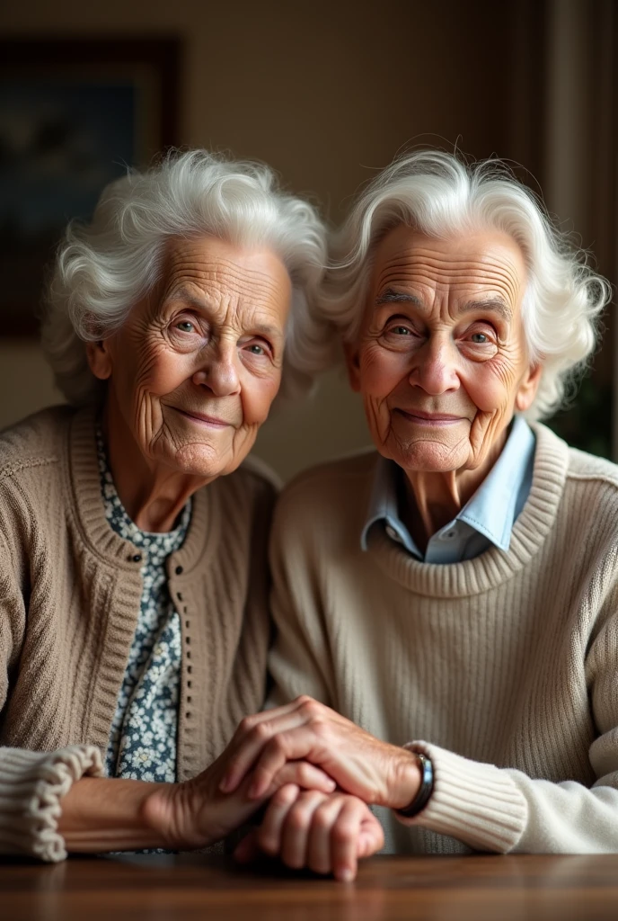 Photo of both elderly parents