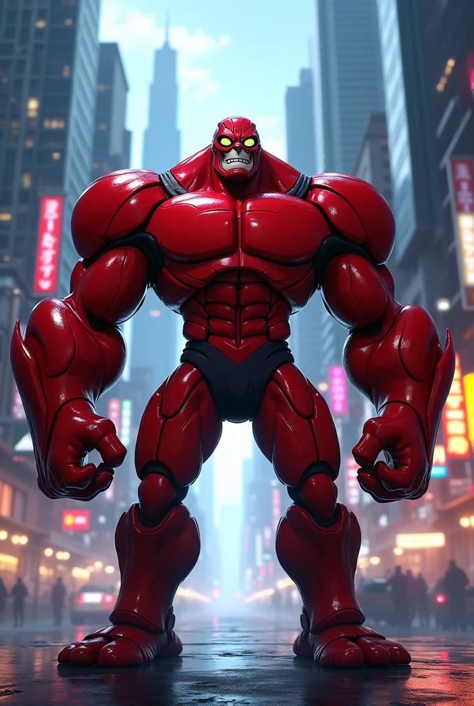 (1 girl), (megan fox), young girl, carnage muscular physique, seductive face, mouth wide open carnage style, long red hair, perfect muscular body, super skinny legs, cybernetic muscle suit, sissy, femboy, (carnage style physique),Fixhand, E-Girls_Mansion_Yang, kkw-colorc-neg, kkw-ph1