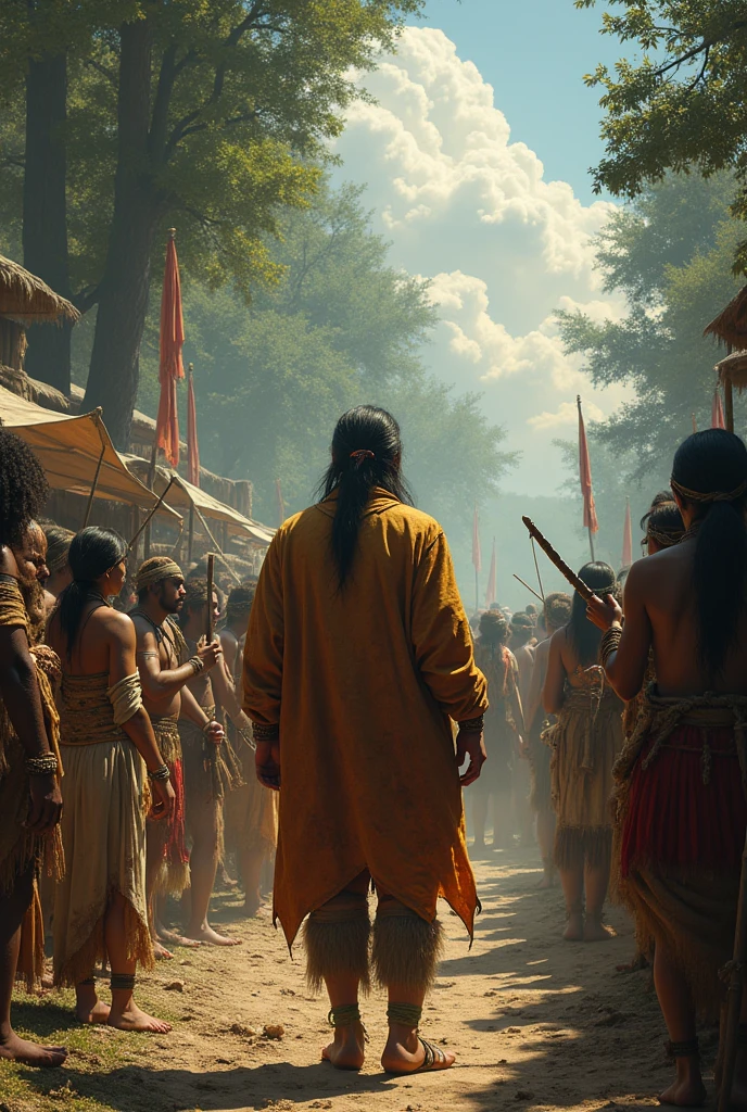 Despite his erroneous theories, He continued on and found an unknown continent where he called the natives 'Indians'. For centuries, The origin of these American Indians was debated, with theories ranging from their arrival crossing the Bering Strait to hypotheses that linked them to the lost tribes of Israel or even Basques descended from Noah.. Cultural and genetic mixing in America was reflected in the diversity of ethnic groups and languages that disappeared over time.. The Spanish, unable to understand local languages, They called the indigenous people in various ways.
