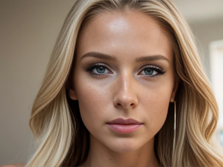 (best quality:1.5), (artwork:1.5), (detailed:1.5), high quality half body selfie portrait, realistic blonde latin woman, Perfect Face, long blonde hair, Perfect Face, Beautiful realistic model,