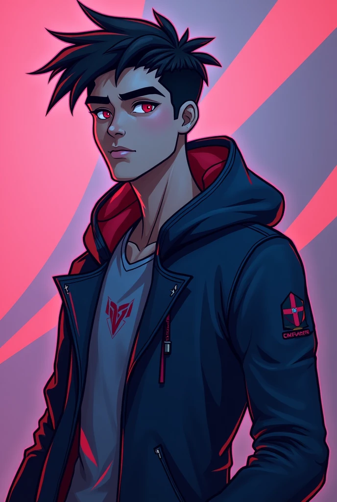 A gamer profile icon to put on your discord and steam profile with the name vertice that is me