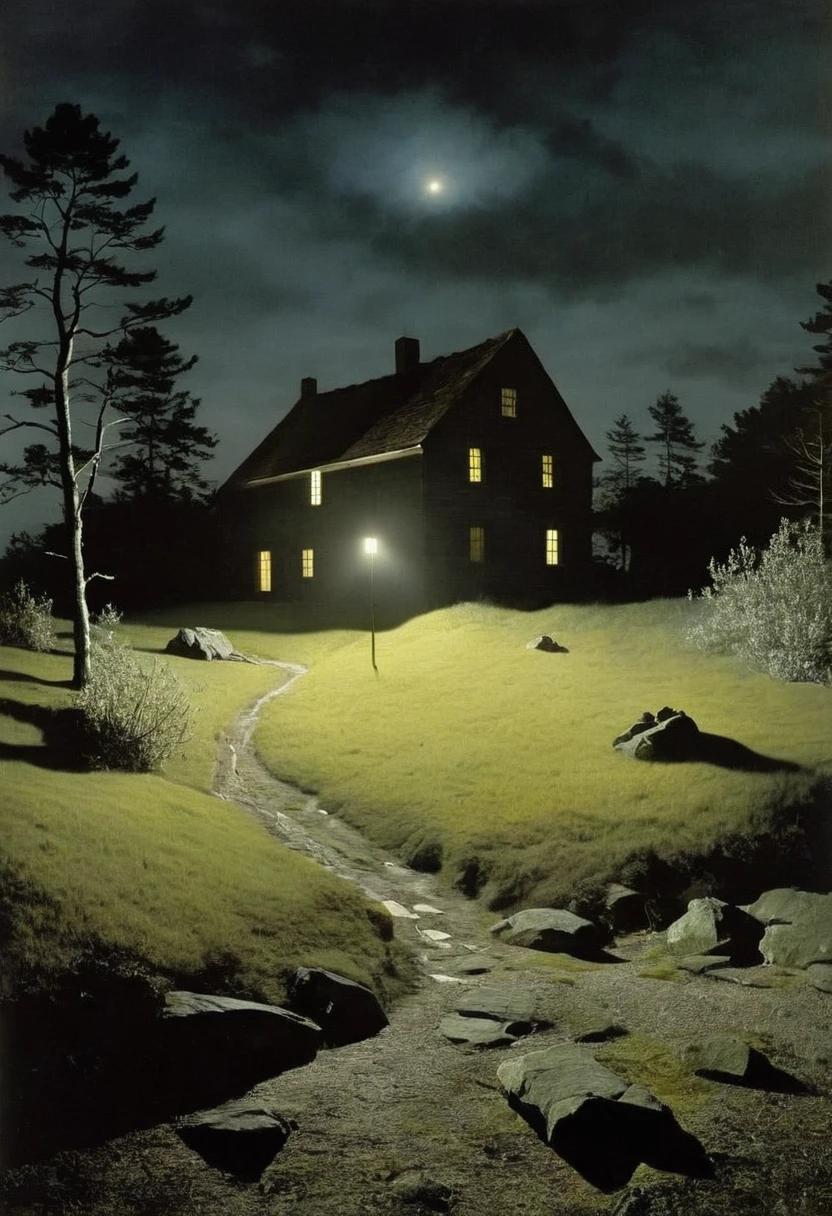 (Strange Little Man, The Darkest and Longest Night of the Year), a masterpiece. This is Andrew Wyeth - The Art of Andrew Wyeth - with a muted floral palette and dry brush technique creating a sense of calm animation. A disturbing and grotesque world (style of Ralph Blakelock, Ed Emshwiller, Marianne Wroten, Arthur Rackham, Niko Anttila, Andrew Wyeth) masterpiece, mystical lights -shadows.
