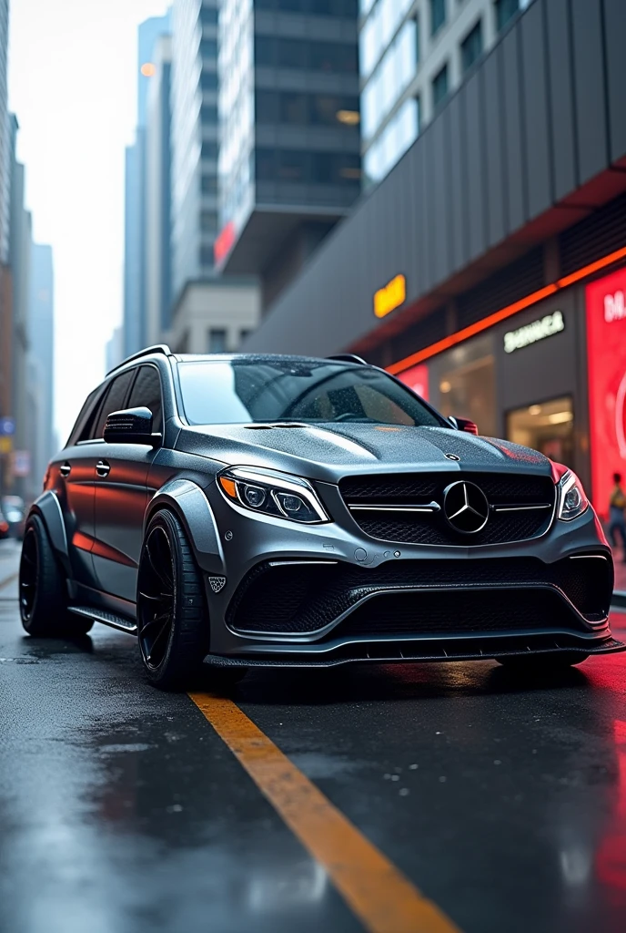 Mercedes ml 63 amg w164 widest body kit