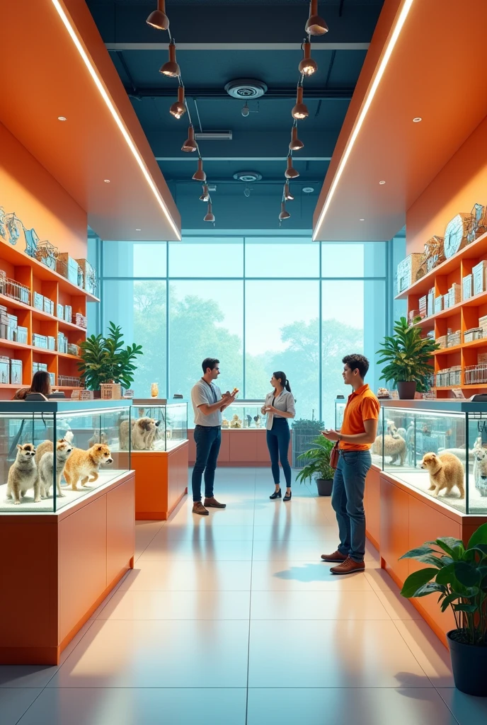 Make an image for a pet store called "metapet"