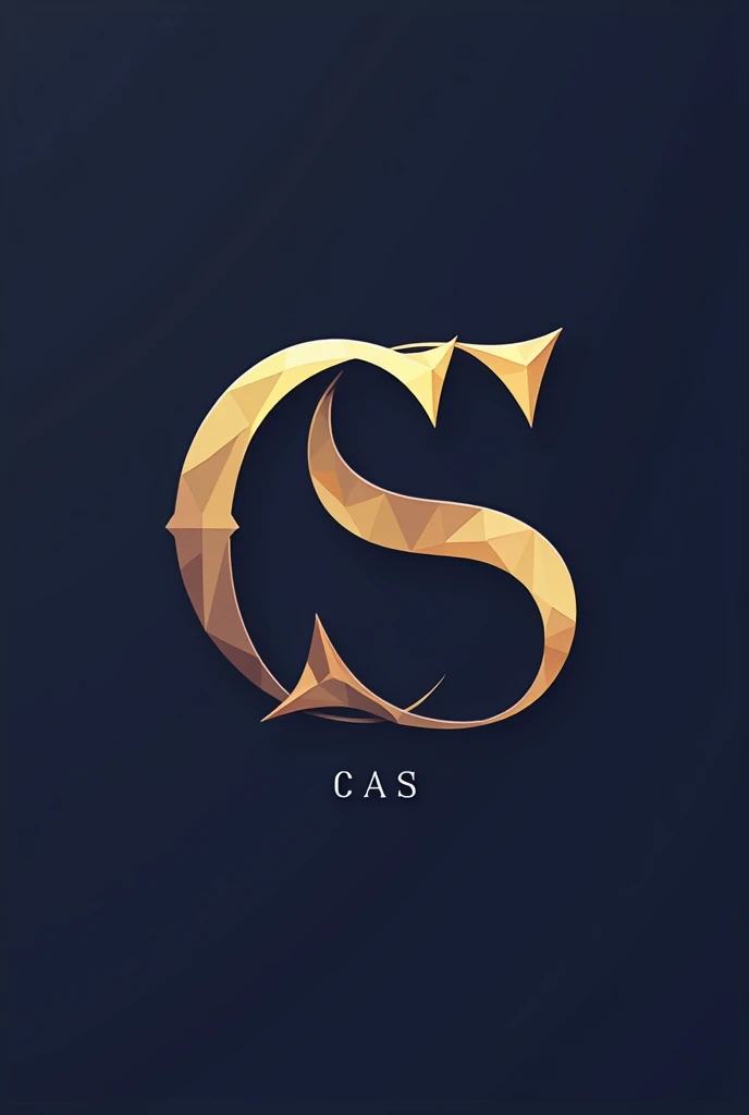 Make me a logo letters the initials are “CAS”
