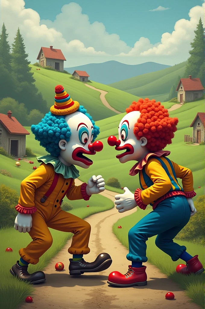 Upcountry clown leaders fighting
