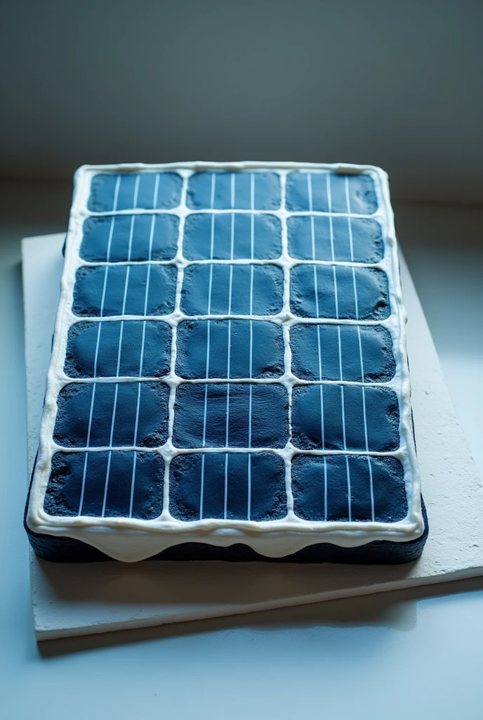 Make a solar module cake and write plant manager name