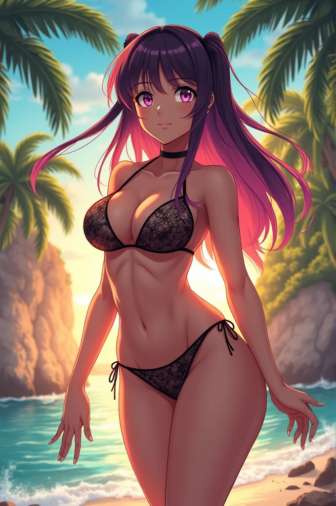 Anime kidnapped, sexy bikini