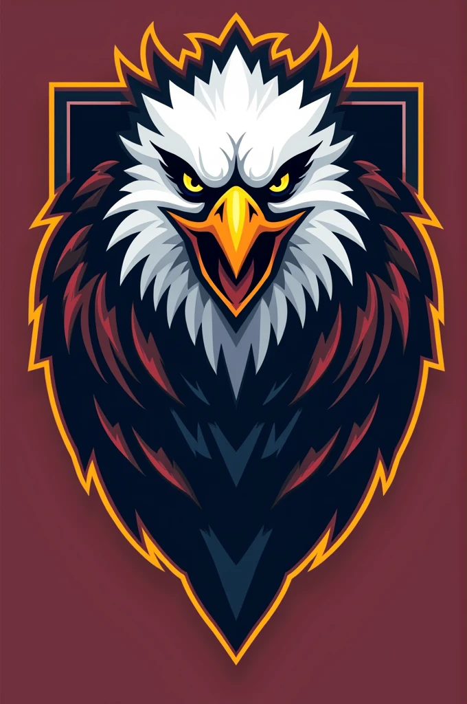 Logo football eagle name cfs