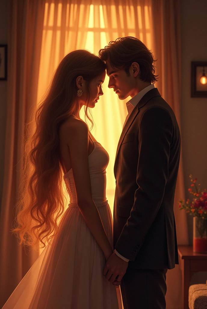 And if I already told you that I liked your hair, as long as the silk road, She turned around and I noticed her