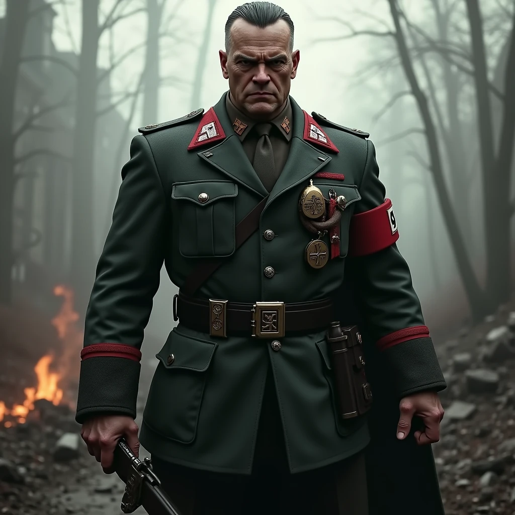 Angry Nazi with written tokaan last 