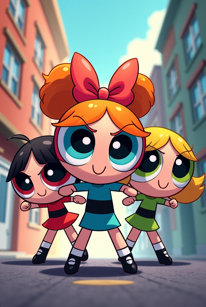 Generate the Powerpuff Girls 