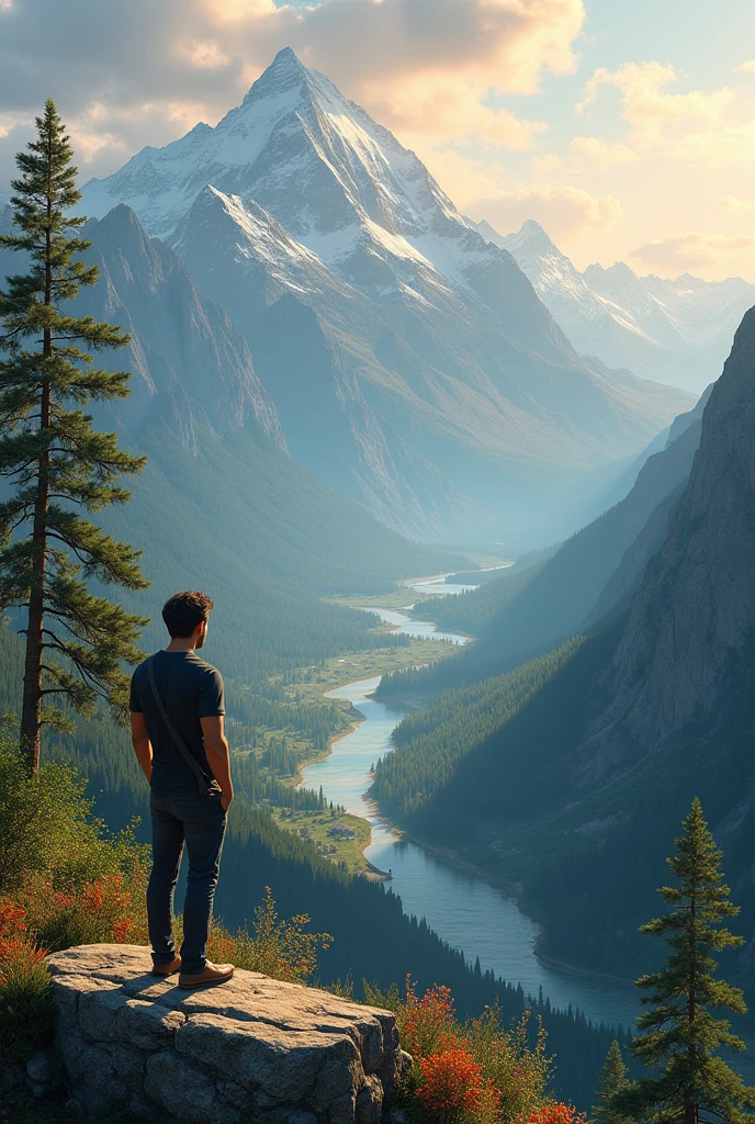 Man enjoying tha view