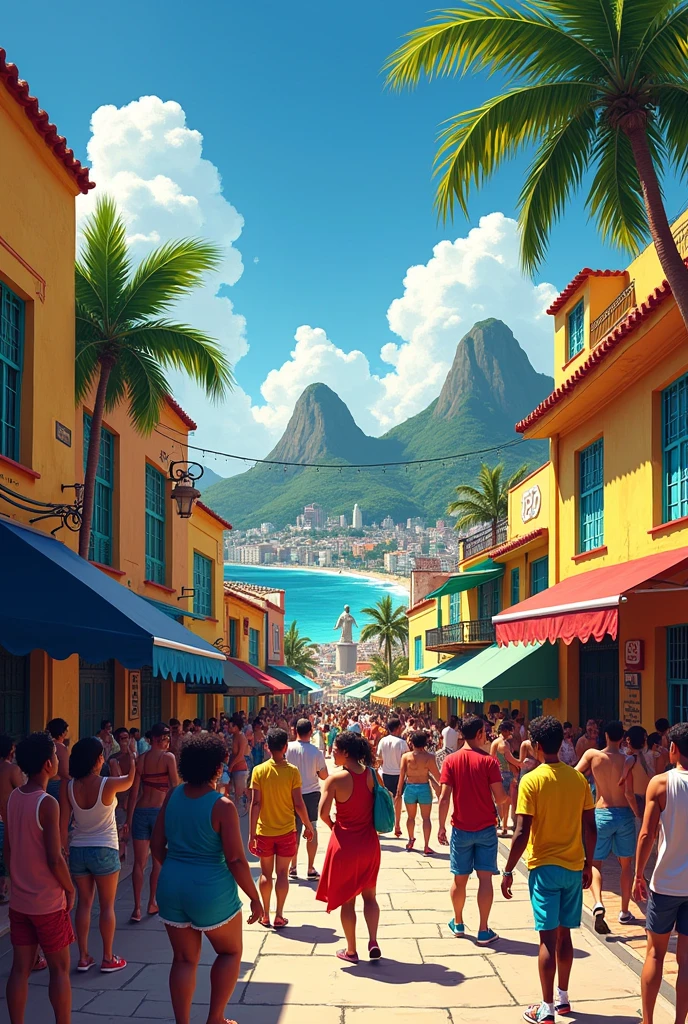 Rio do janeiro city animated