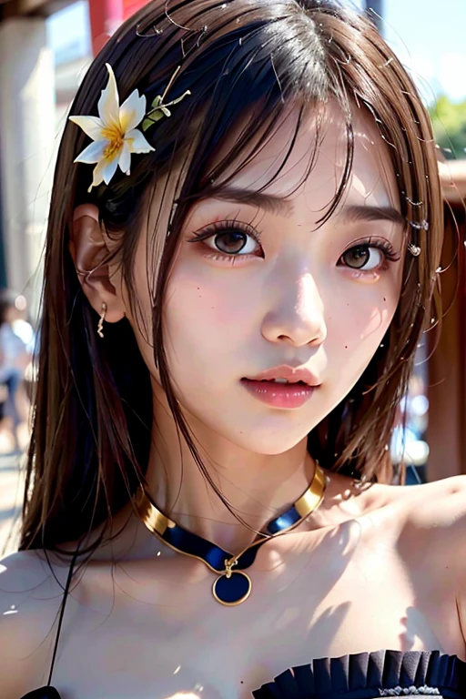 ((Japan women))、hightquality、Glossy glossy skin、((glistning skin))、Lush bust、((​masterpiece、top-quality、ultra-detailliert、Film Light、intricate-detail、hight resolution、ighly detailed))