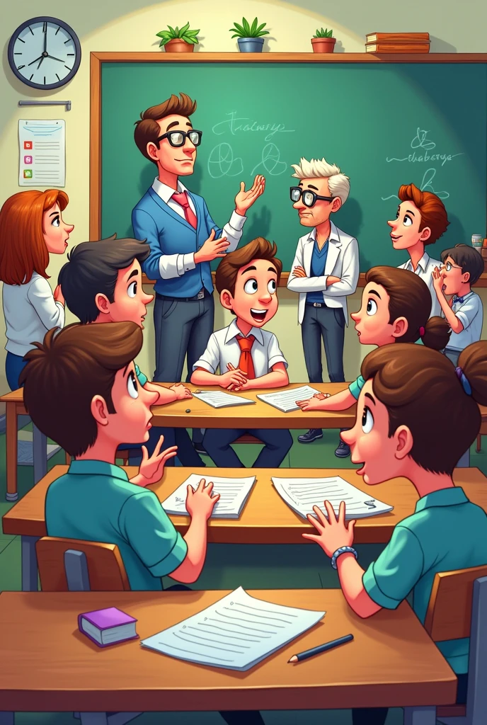 Cartoon of teachers