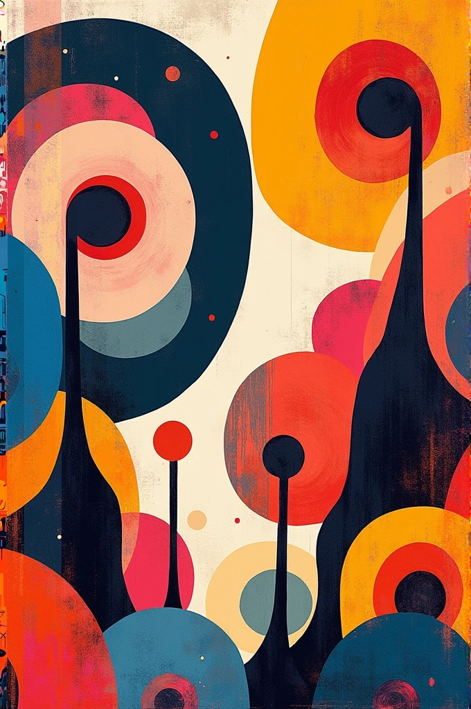 Large patterns, Abstraction, different color