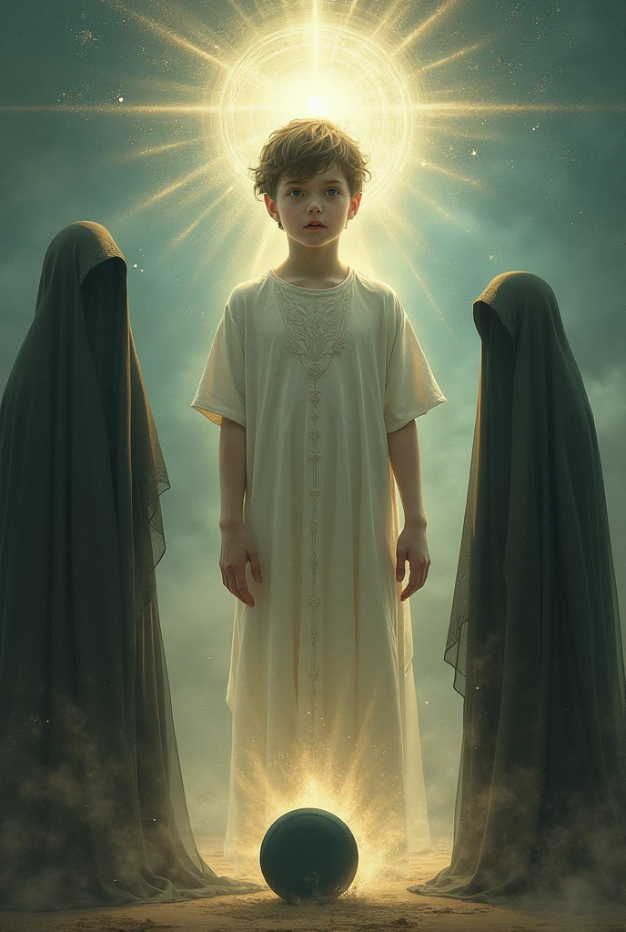 How can I make a puck, two bodies, a young boy in a hundred moods, be God and not even have one hand
